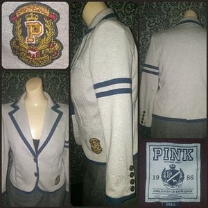 VICTORIA'S SECRET LOVE PINK SEXY SCHOOLGIRL JACKET